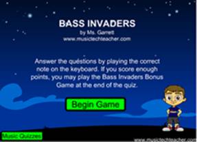Bass Invaders Quiz